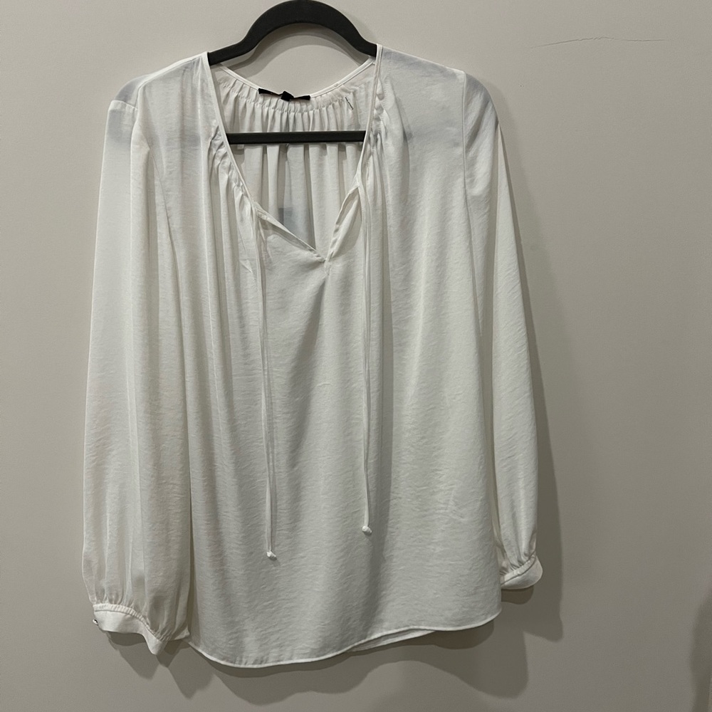 Kobi Halperin NWT silk off white blouse size large